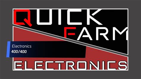 The Fastest Way To Farm Electronics .